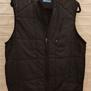 PGA Tour Men's Black Quilted Vest